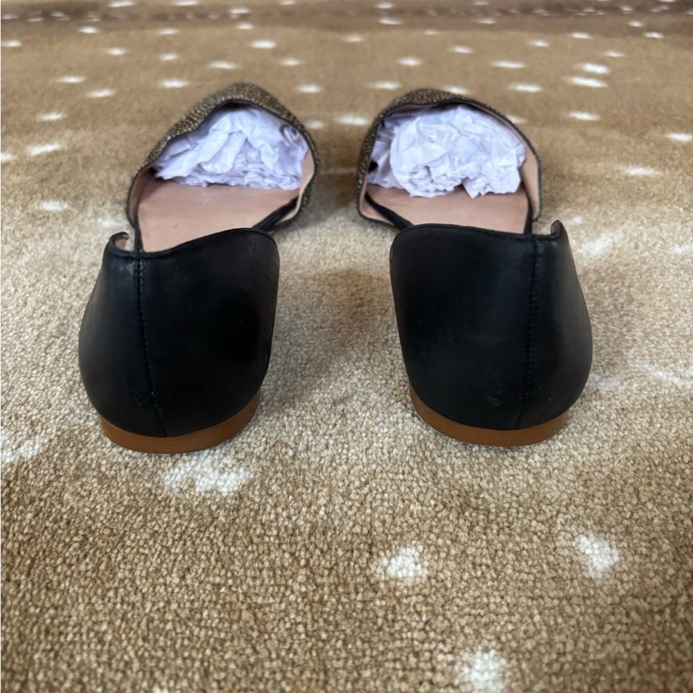 Madewell D’ Orsay Pointed Flats-Dotted Calf Hair - Picture 5 of 7